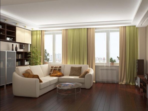 Design della camera da letto del soggiorno