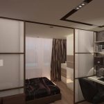Progetto 3D per camera da letto e soggiorno