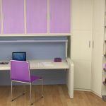 Letto Transformer grigio chiaro con meccanismo viola