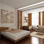 Mobili nel soggiorno della camera da letto