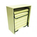 letto pieghevole verde