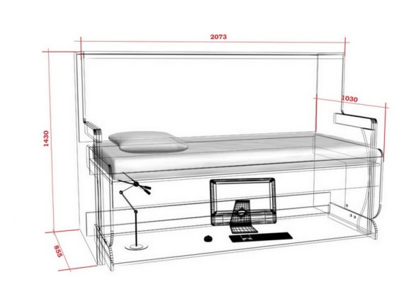 Trasformatore da tavolo a letto Universal