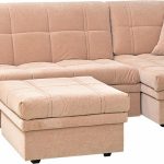 Divano letto angolare Oakland beige (tessuto)