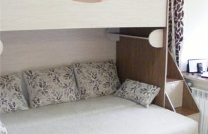 letto a castello bianco