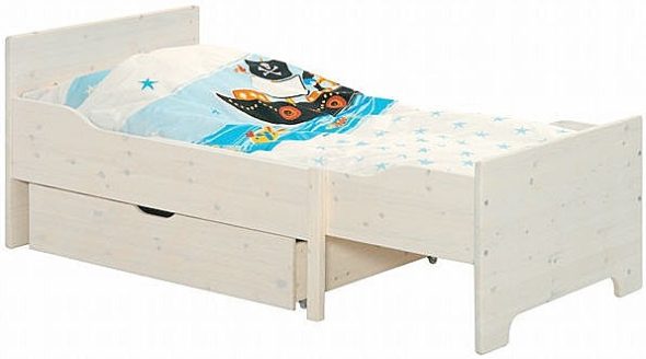 Letto estraibile bianco
