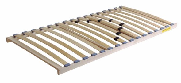 Doghe in legno con fissaggi in plastica