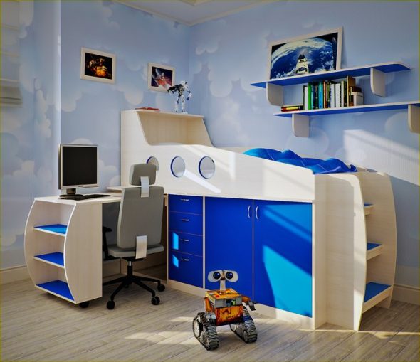 tavolo-letto per bambini per ragazzi
