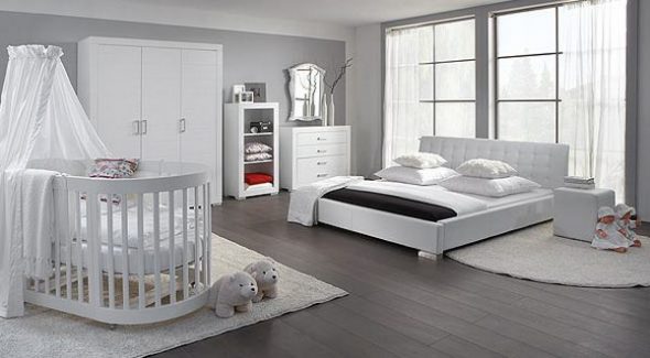 culla bianca per bambini