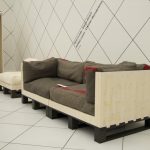 Divano e sedia in pallet