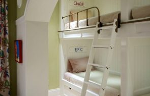 letto a castello due coppie bianco