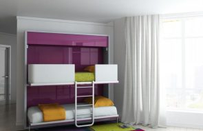 Letto a castello pieghevole per la cameretta dei bambini