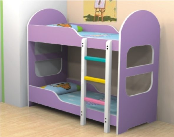 letto a castello in plastica
