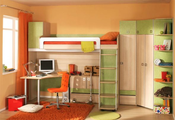 tavolo per letto a castello