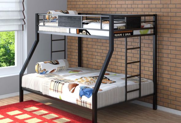 letto a castello in ferro