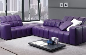 divano angolare viola