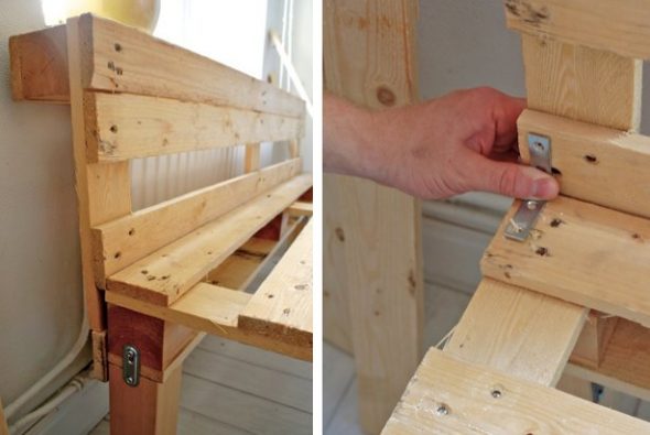 sedia di pallet