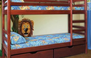 letto in legno per cameretta bambini
