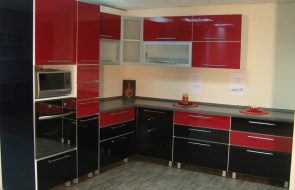 set rosso nero