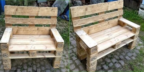 sedia di pallet