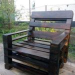 sedia fai da te in pallet