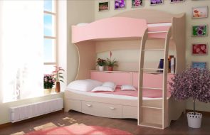 letto morbido con sponde per bambina