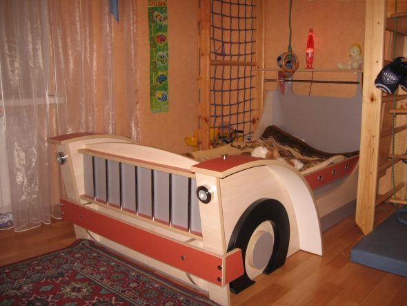 carrozza con letto grande