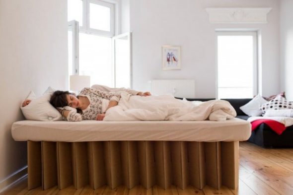 letto di cartone