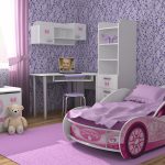 letto auto per la camera delle ragazze