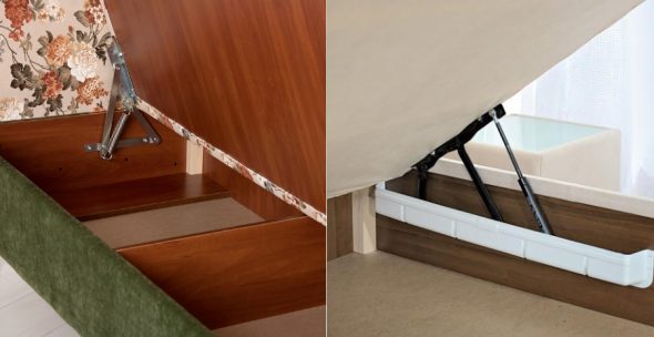 meccanismi di sollevamento del letto