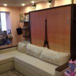 Poltrona letto pieghevole con contenitore