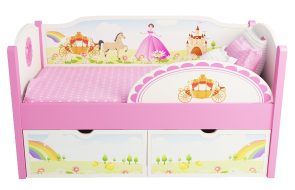 letto con sponde per bambina