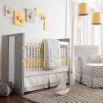 lettino per bambini grigio bianco