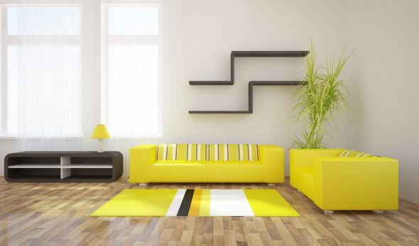 rivestimento per divano color limone