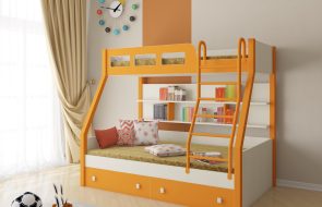 letto a castello con sponde