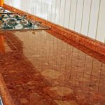 battiscopa per piano di lavoro sotto la pietra