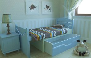 Letto scorrevole per bambini Rostushka
