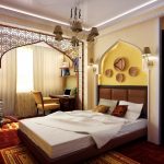 camera da letto in stile arabo