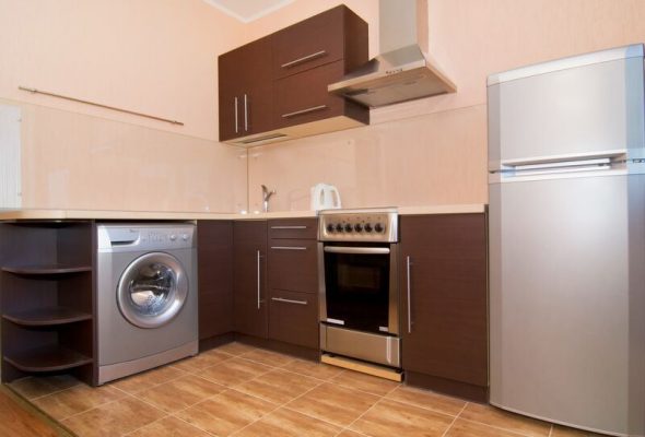 lavatrice in cucina