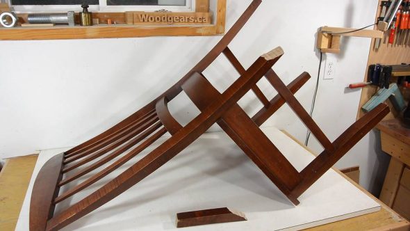 sedia di legno
