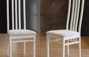 sedie legno bianco morbido