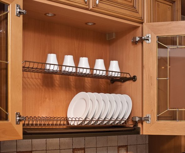 asciugatrice nel mobile della cucina
