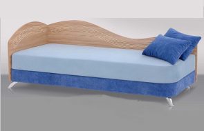 pouf blu