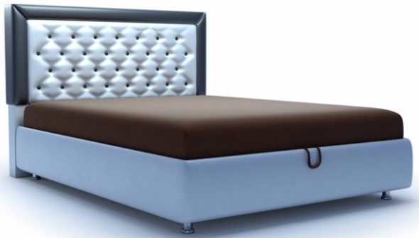 pouf con schienale singolo