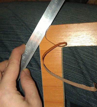 rimozione del bordo in eccesso