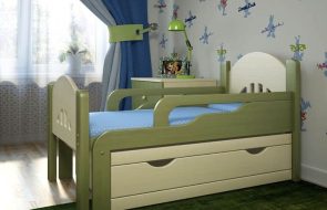 Comodo letto estraibile per un bambino
