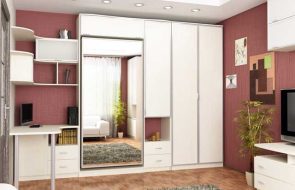 Trasformatore letto verticale con specchio