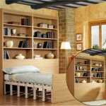 Armadio letto con trasformatore automatico