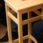 Sgabelli da bar in legno per tavolo