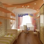 Cameretta per bambini in un piccolo appartamento