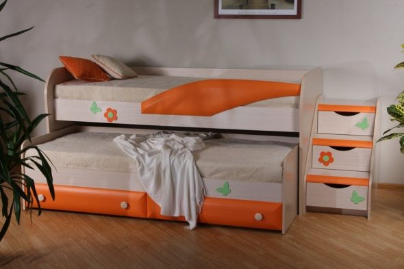 letto a castello estraibile